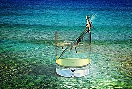 美人魚,海,水