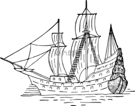 船,海洋,帆