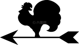 动物,箭头,稗