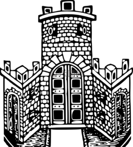 建設,城堡,堡壘