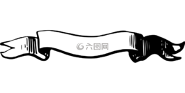 旗幟,色帶,跡象