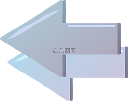 箭頭,左,灰色