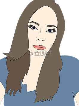 女子,臉,女性