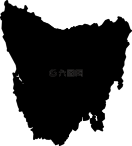 塔斯马尼亚,地图,澳大利亚