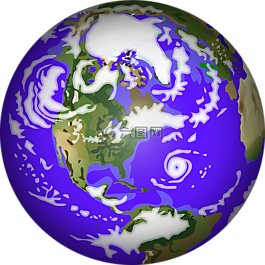 地球,行星,全球
