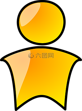 好友,頭,黃色