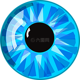 眼,藍(lán)色,瞳孔