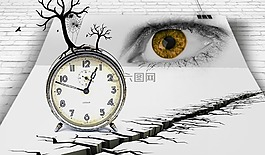 眼,時間,時鐘