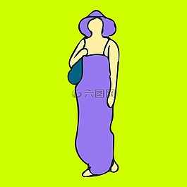 女子,女性,走