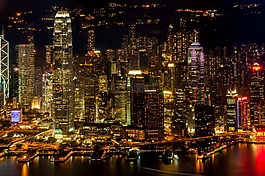香港,城市,摩天大樓