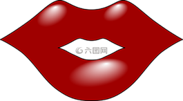 嘴唇,口,紅色