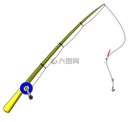 釣魚,極點,桿