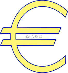 歐元,貨幣,跡象