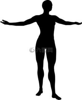 黑,女性,側(cè)影
