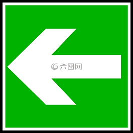 左,箭頭,符號