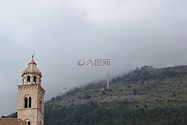 克羅地亞,塔,霧
