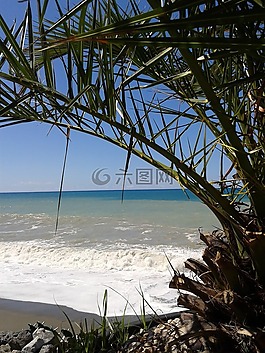 海,海灘,意大利