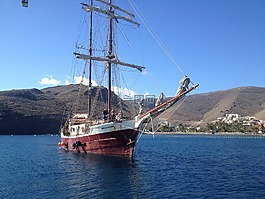 船舶,tallship,高高的船