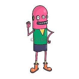 机器人,外星人,微笑