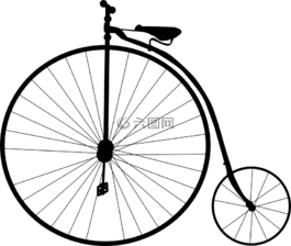 自行車,古董,騎