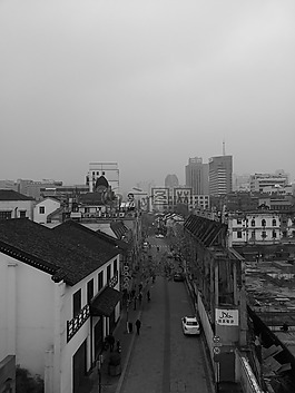 杭州,河坊街,新舊交替