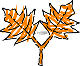 葉,奧克,干