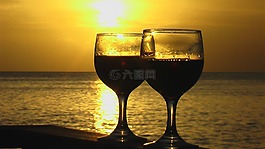 酒,假期,休息