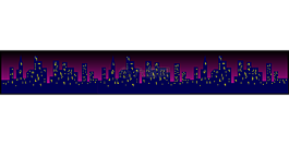 市容,天際線,夜