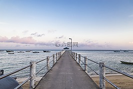 水,碼頭,海