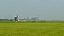 磨机,景观,荷兰