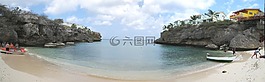 vaersen海灣,庫拉索島,willemstad 城