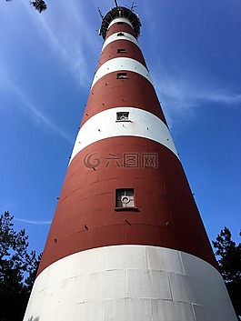 新西蘭,燈塔,藍色的天空