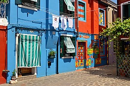burano,顏色,多彩