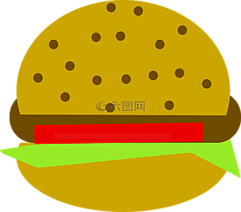 漢堡,食品,快餐