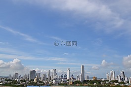 天際線,城市,哥倫比亞