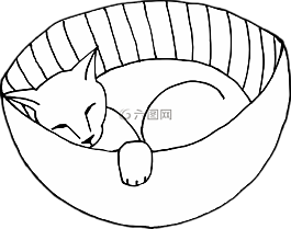 貓,貓的,睡眠