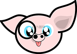 豬,動物,卡通