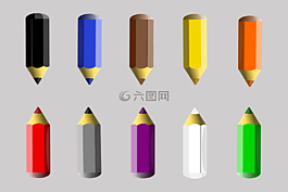 鋼筆,鉛筆,顏色