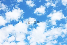天空,藍(lán)色,云