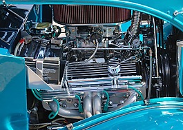 汽車發(fā)動機,個性化,復古