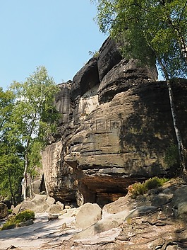 frienstein,易北河砂巖,遠(yuǎn)足