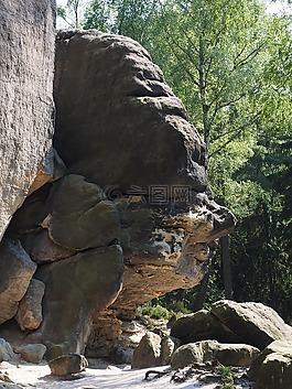 巖,巖石表面,面對(duì)