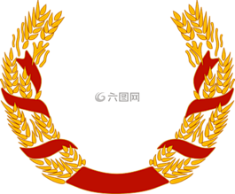 玉米,小麥,花圈