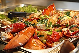 龍蝦,吃,法院