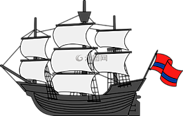 船,海洋,帆