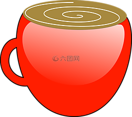咖啡,熱巧克力,杯