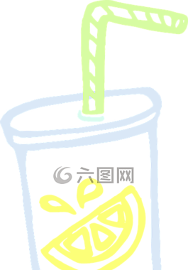 杯,檸檬水,飲料
