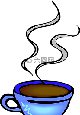咖啡,杯,熱