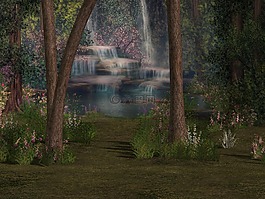 背景,作曲,水