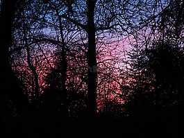 余輝,晚上,abendstimmung